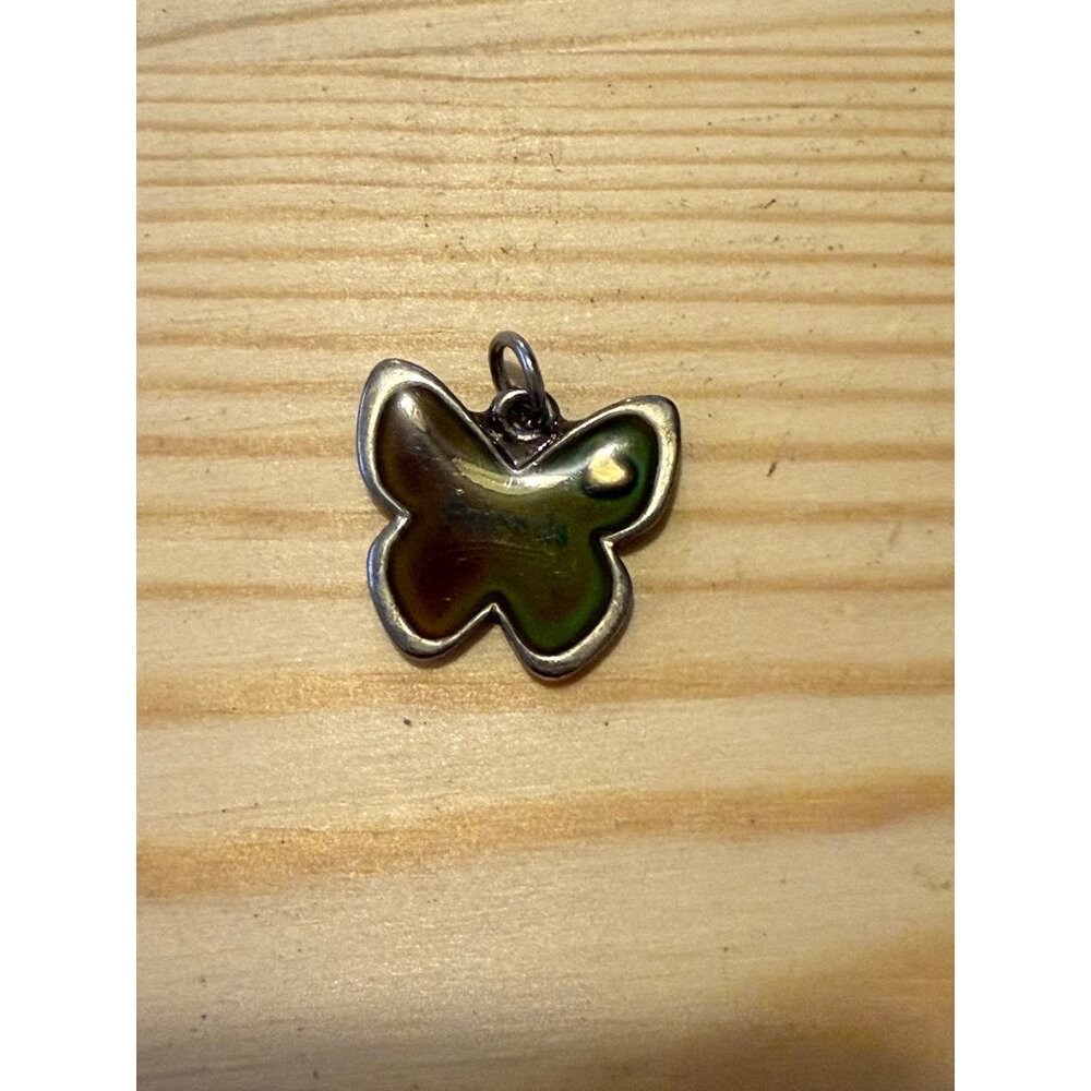 Butterfly-Shaped Metal Pendant Charm